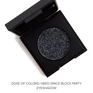 NWT dose of colors I need space block party grey black shimmer single shadow